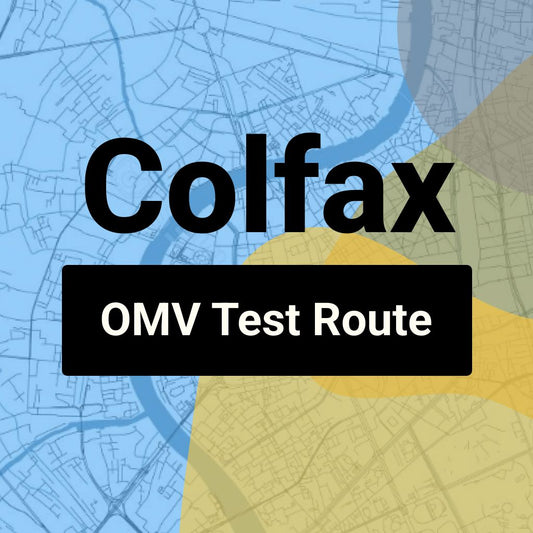 Colfax, Louisiana OMV Driving Test Routes