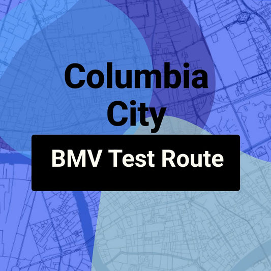 Columbia City, Indiana BMV Driving Test Routes