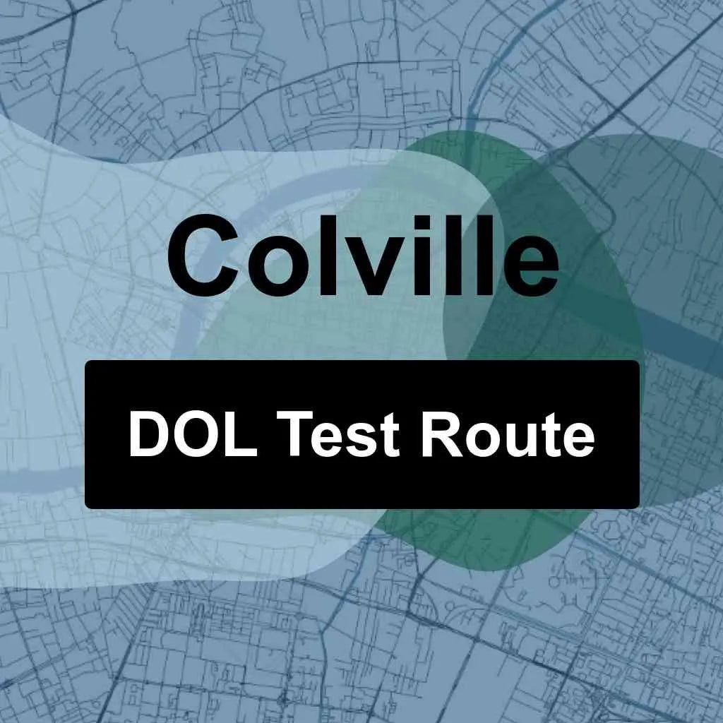 Colville, Washington DOL Driving Test Routes