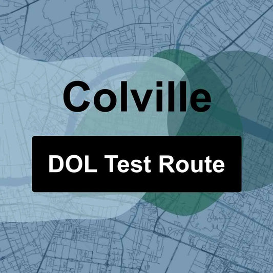 Colville, Washington DOL Driving Test Routes