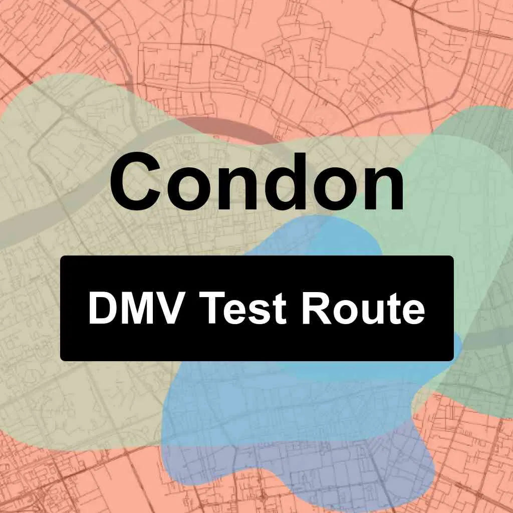 Condon, Oregon DMV Driving Test Routes