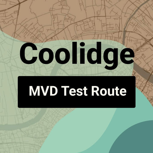 Coolidge, Arizona MVD Driving Test Routes