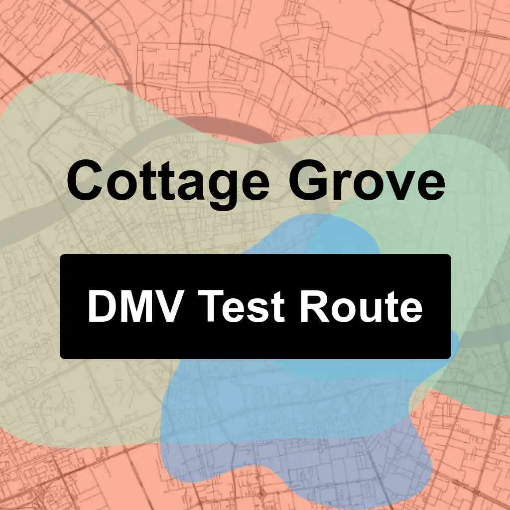 Cottage Grove, Oregon DMV Driving Test Routes