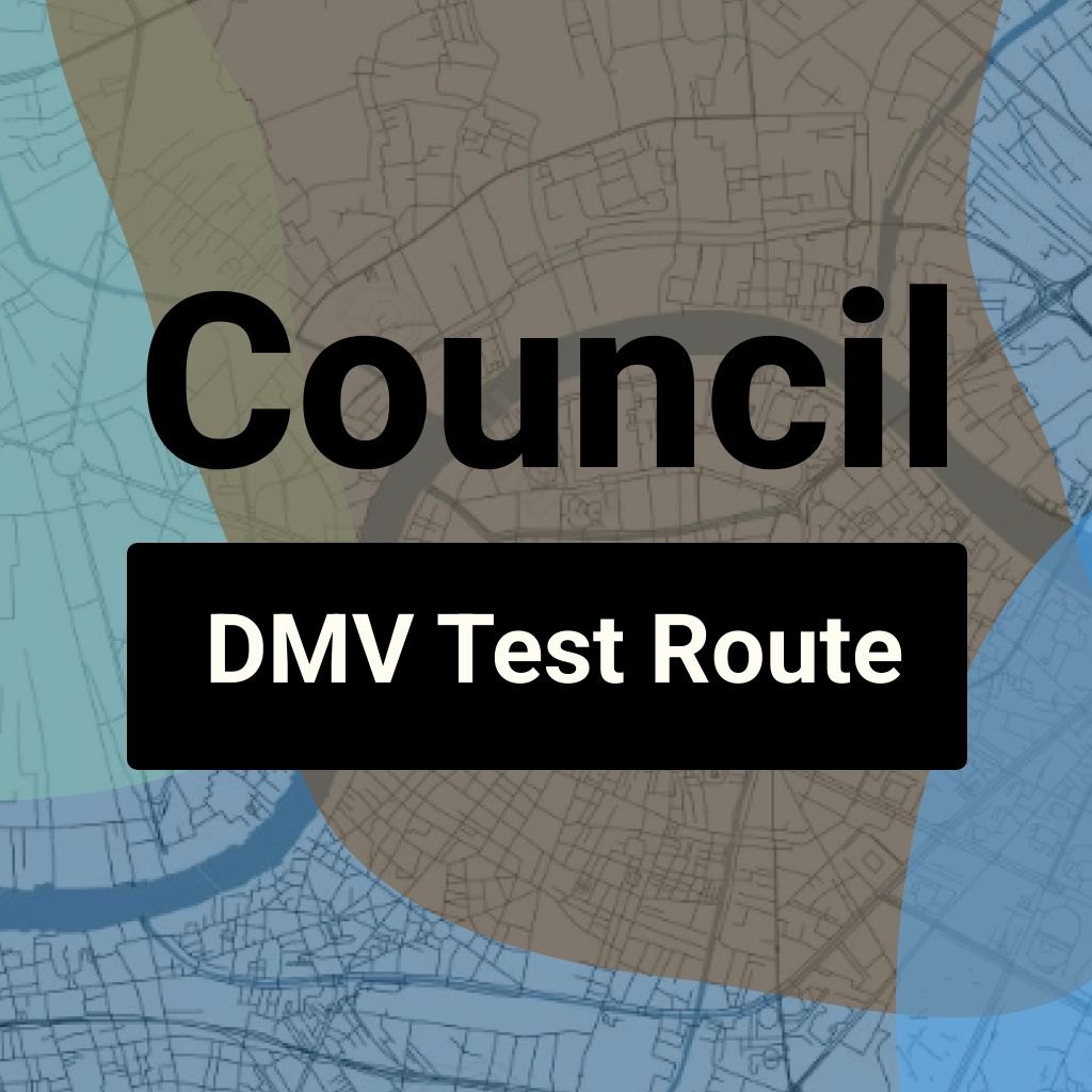 Council, Idaho DMV Driving Test Routes