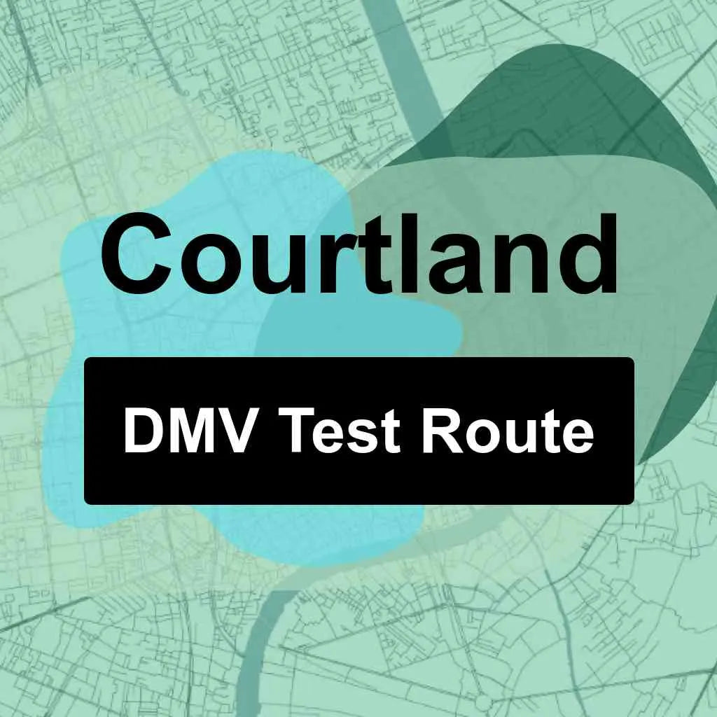 Courtland, Virginia DMV Driving Test Routes