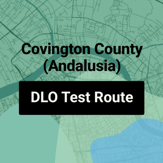 Covington County (Andalusia) Alabama DLO Driving Test Routes