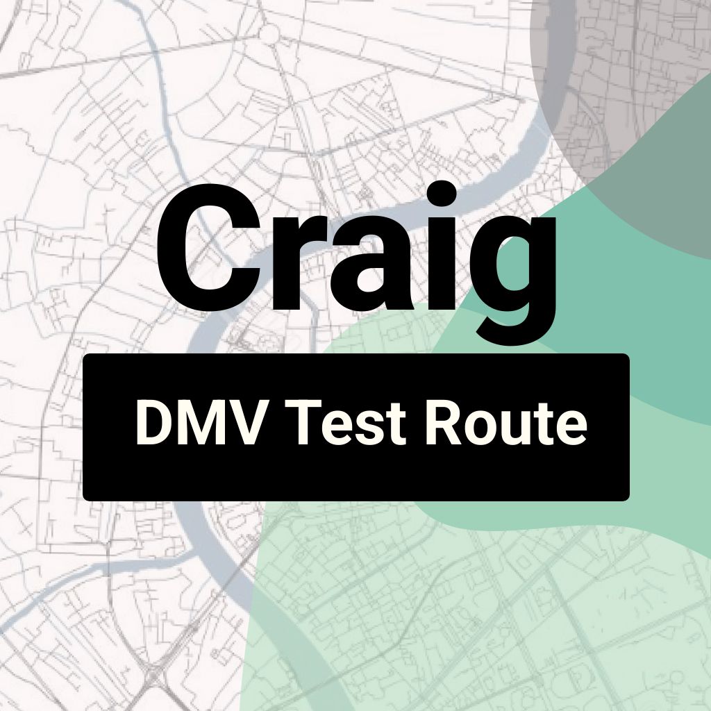 Craig, Alaska DMV Driving Test Routes