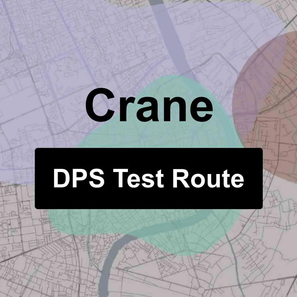 Crane, Texas DPS Driving Test Routes