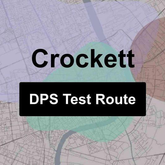 Crockett, Texas DPS Driving Test Routes