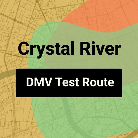 Crystal River, Florida DMV Driving Test Routes