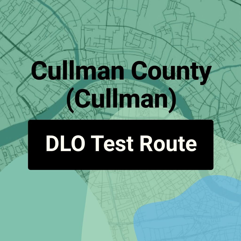 Cullman County (Cullman) Alabama DLO Driving Test Routes