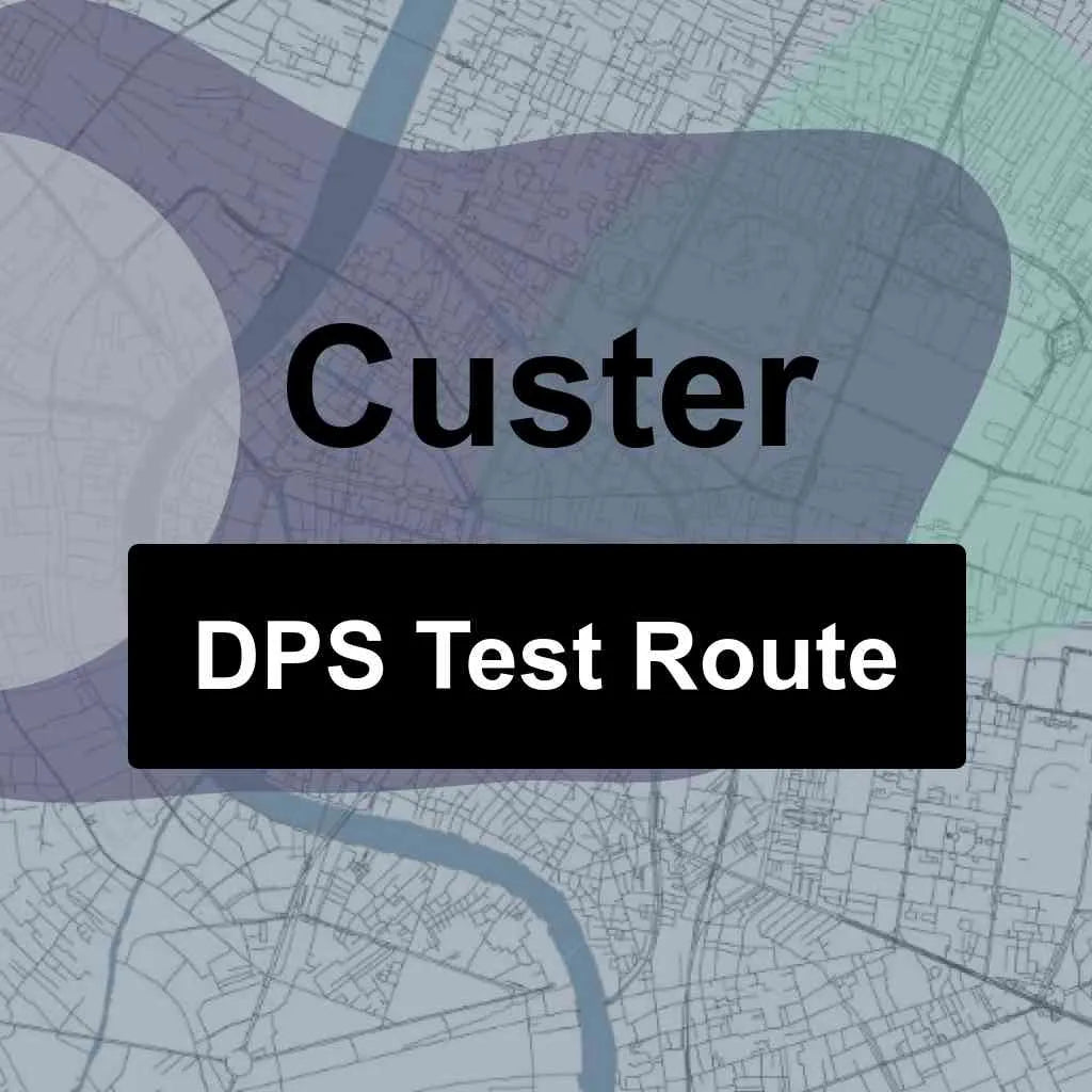 Custer, South Dakota DPS Driving Test Routes