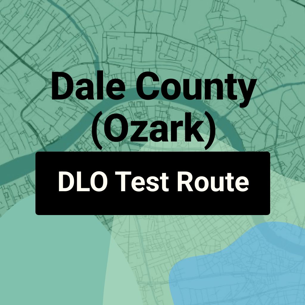 Dale County (Ozark) Alabama DLO Driving Test Routes
