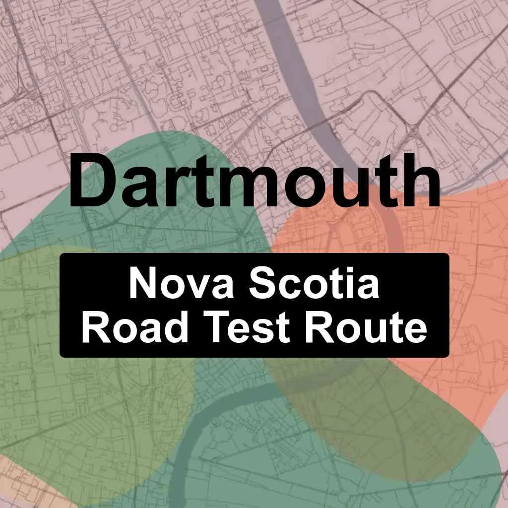 Dartmouth, Nova Scotia Access Driving Test Routes