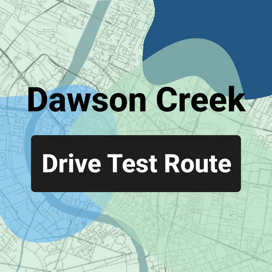 Dawson Creek ICBC Road Test Route