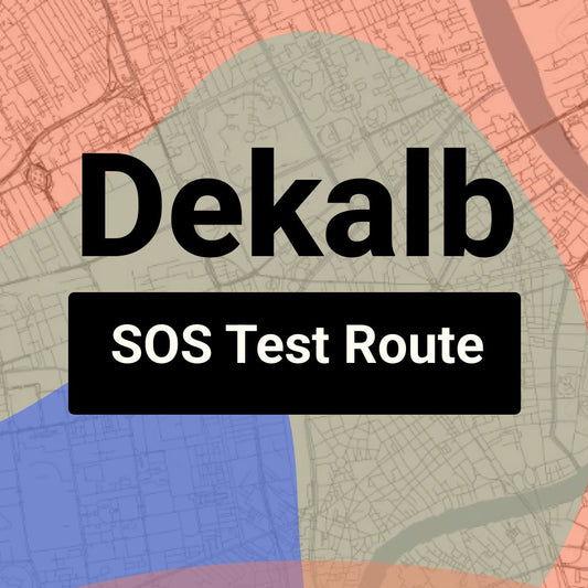 Dekalb, Illinois SOS Driving Test Routes