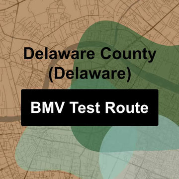 Delaware County (Delaware), Ohio BMV Driving Test Routes