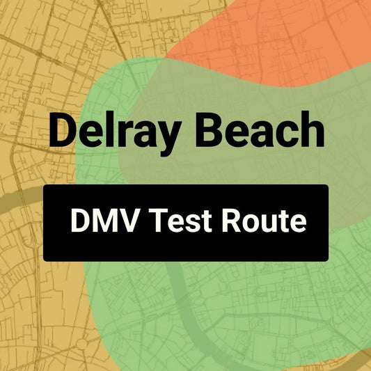 Delray Beach, Florida DMV Driving Test Routes