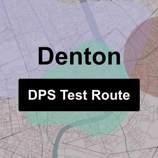 Denton, Texas DPS Driving Test Routes