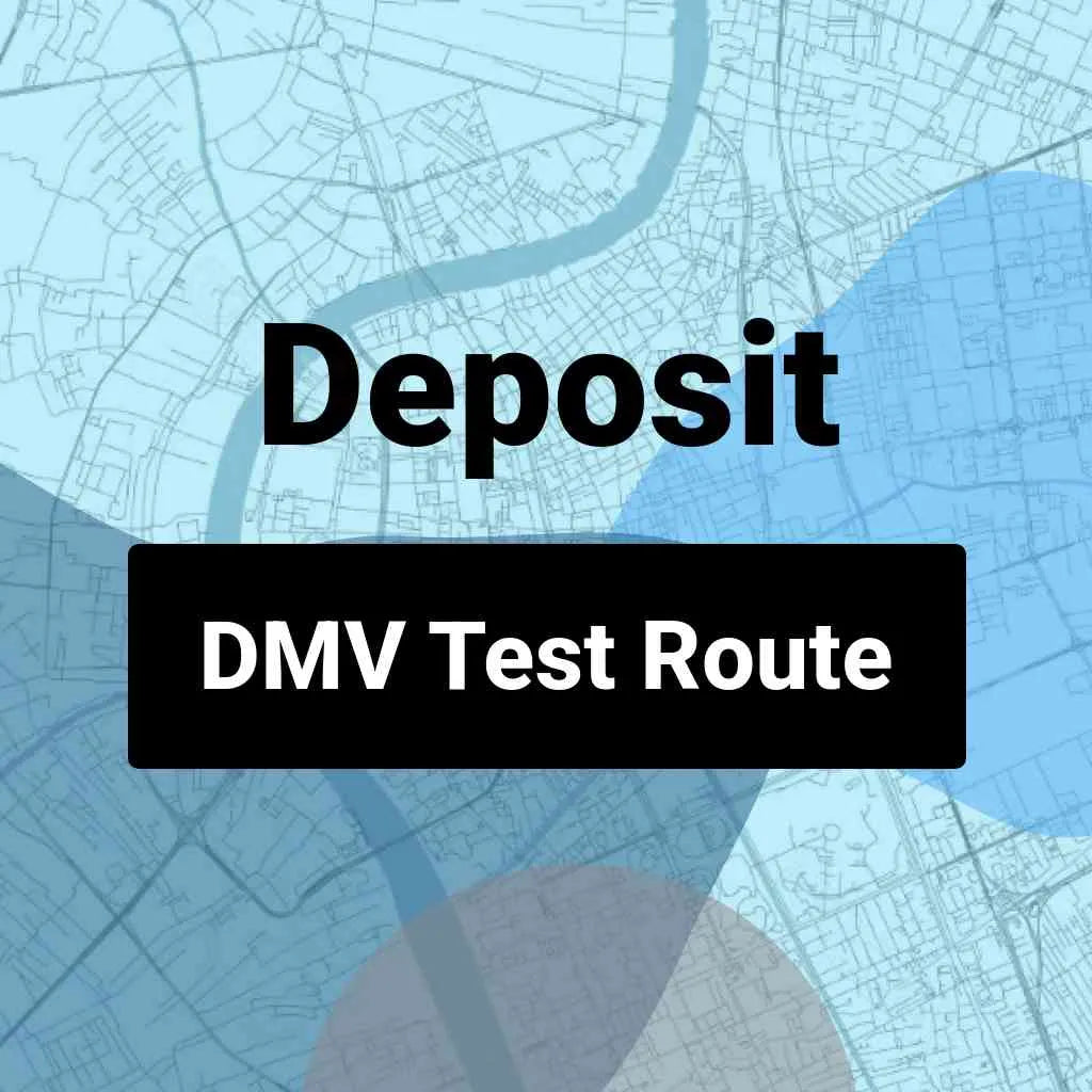 Deposit, New York DMV Driving Test Routes