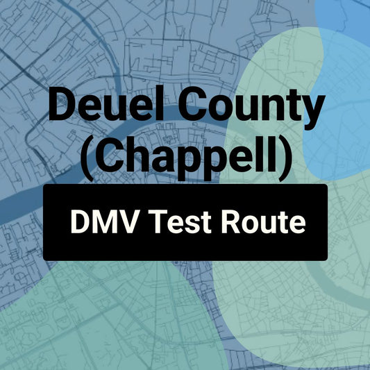 Deuel County (Chappell), Nebraska DMV Driving Test Routes