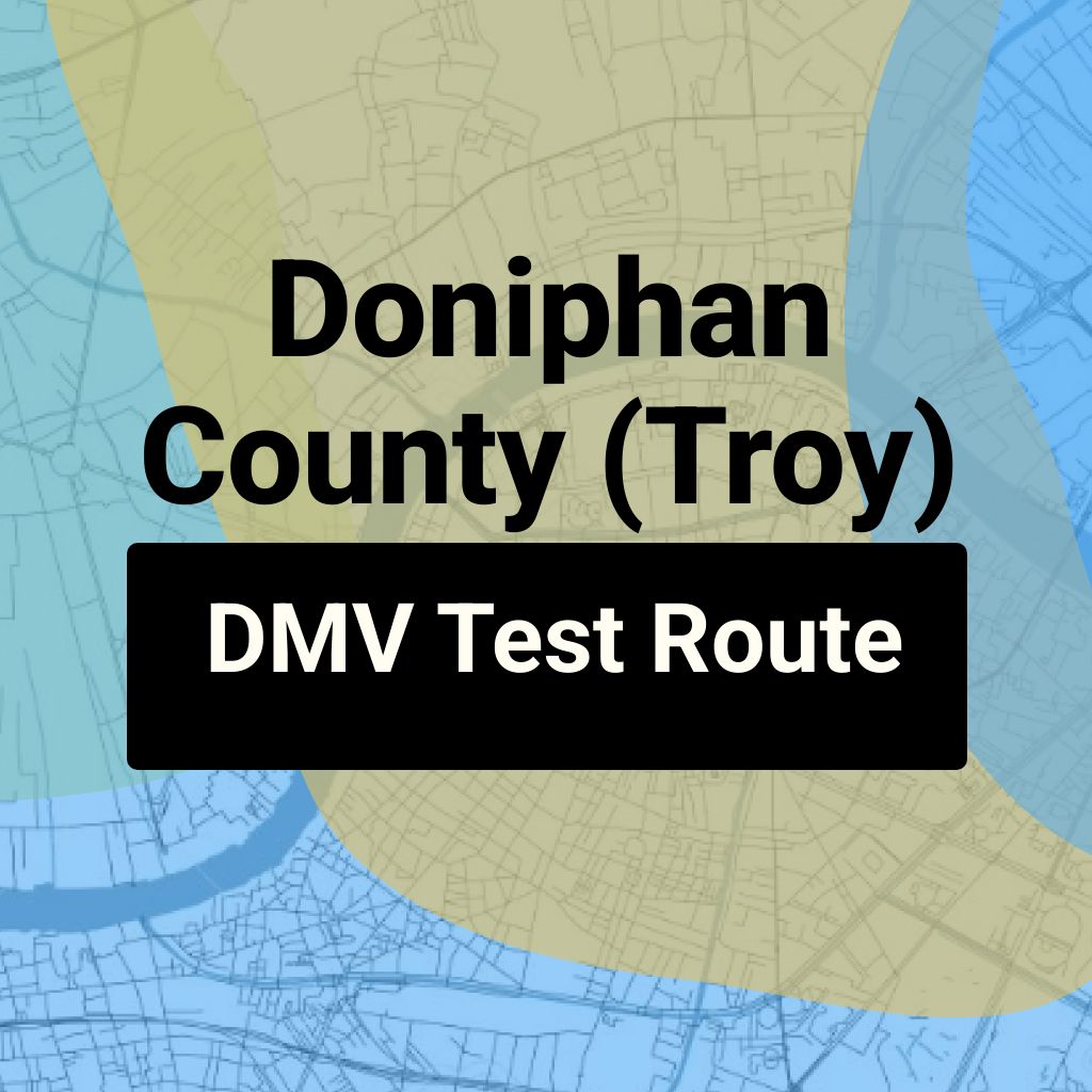 Doniphan County (Troy), Kansas DMV Driving Test Routes