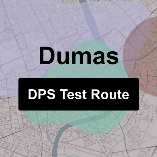 Dumas, Texas DPS Driving Test Routes