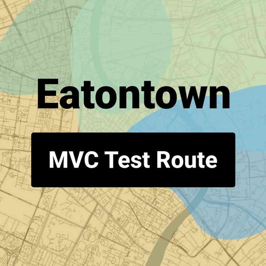 Eatontown, New Jersey MVC Driving Test Routes