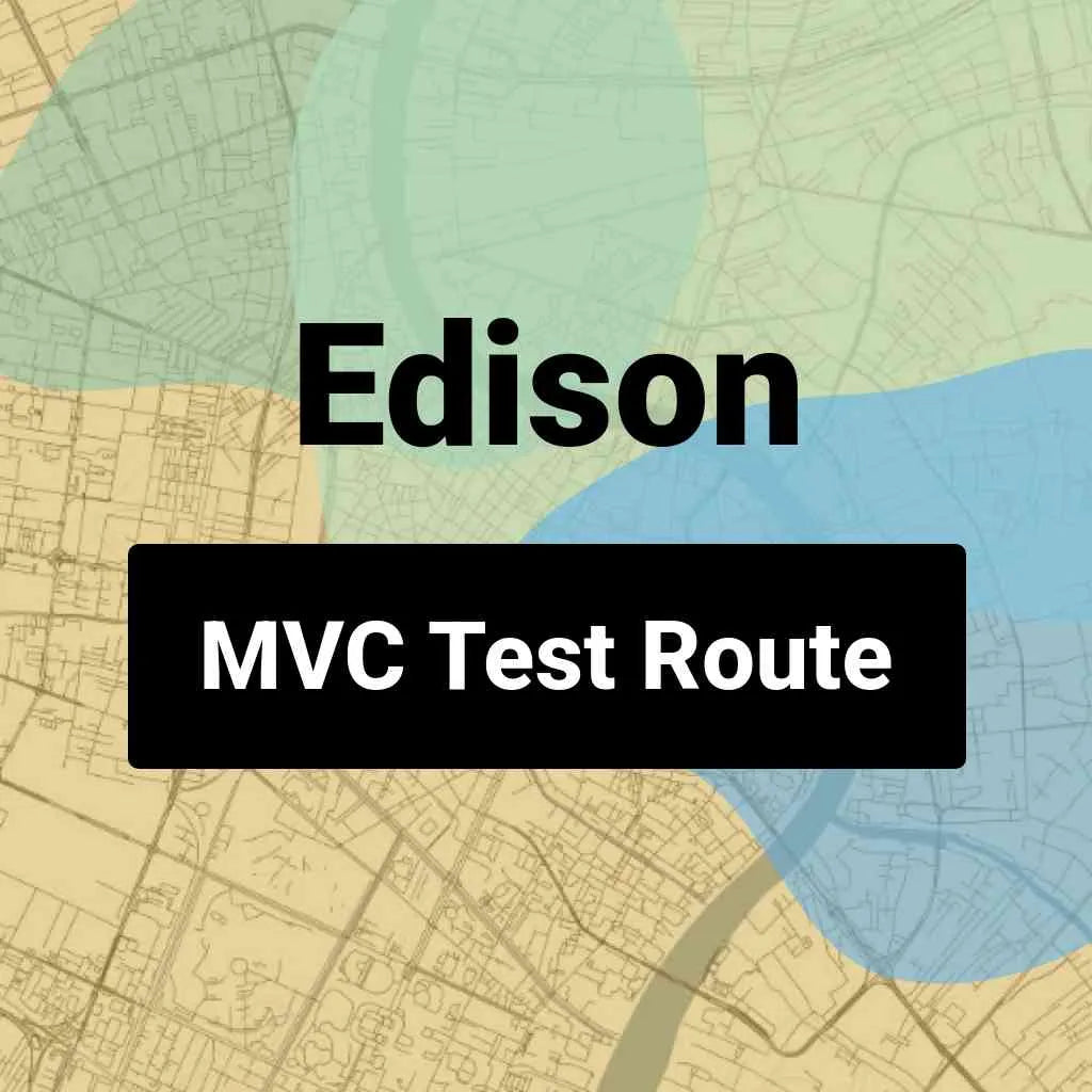 Edison, New Jersey MVC Driving Test Routes
