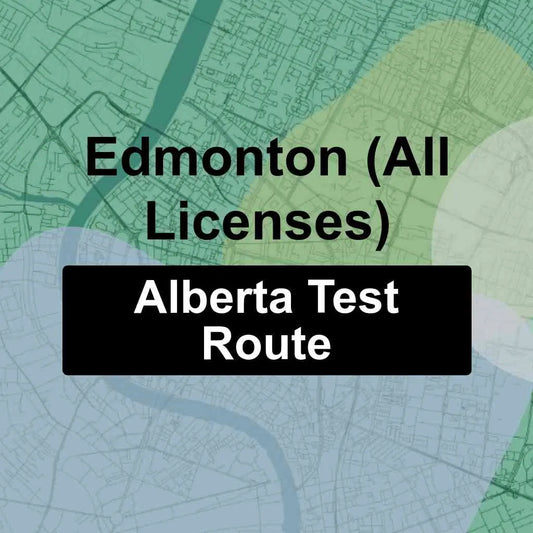 Edmonton (All Licenses Ltd), Alberta AMA Driving Test Routes