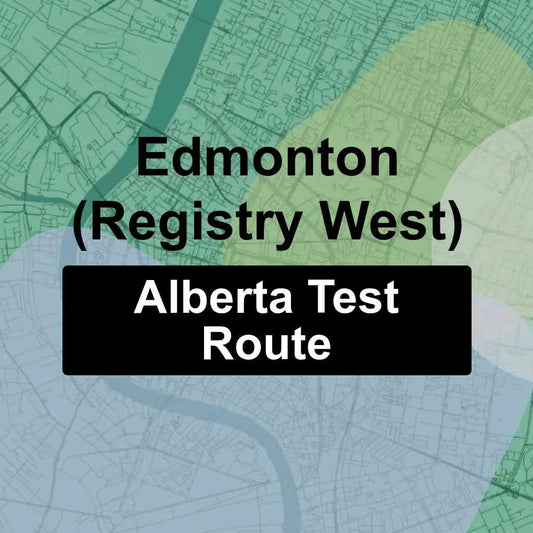 Edmonton (Registry West), Alberta AMA Driving Test Routes