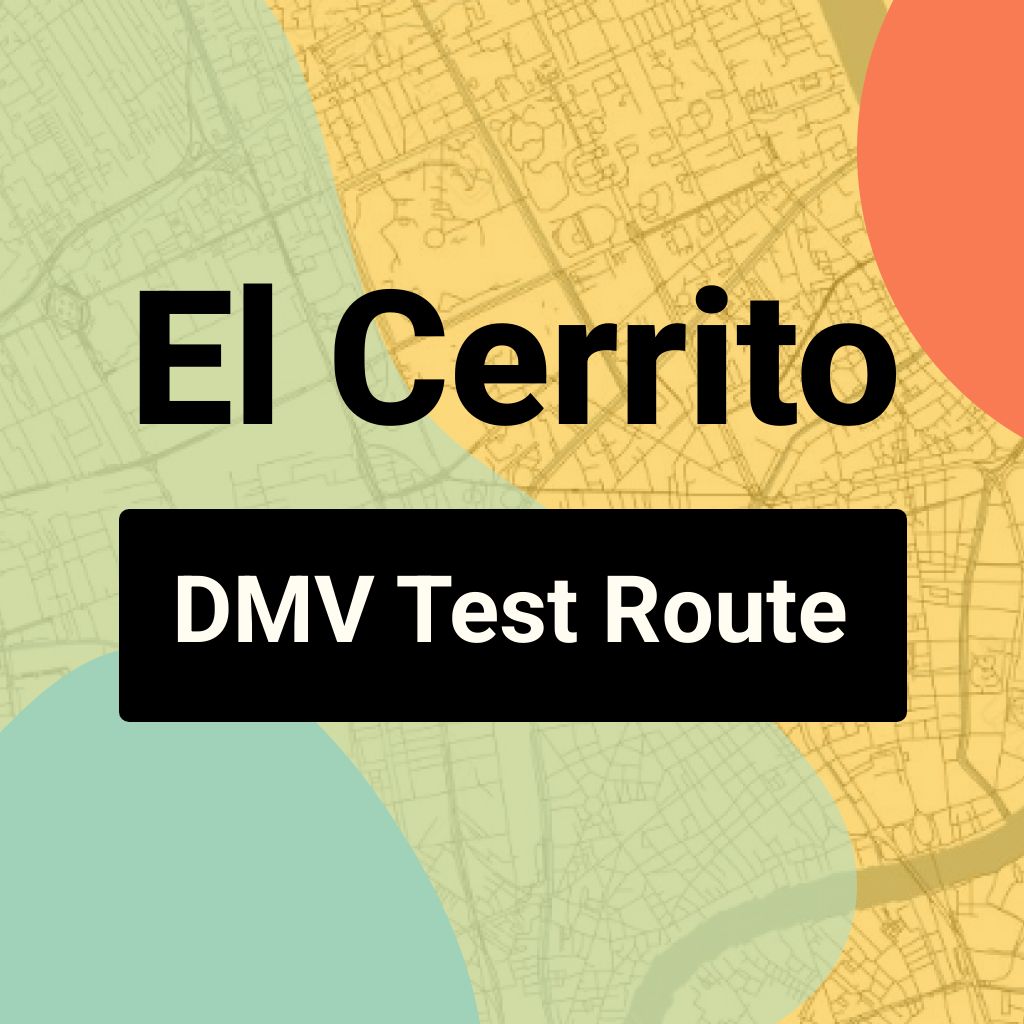El Cerrito DMV Road Test Centre Routes