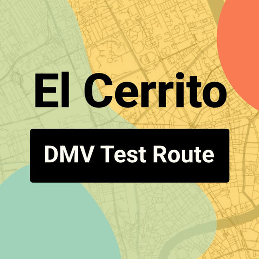 El Cerrito DMV Road Test Centre Routes