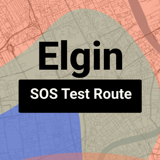 Elgin, Illinois SOS Driving Test Routes