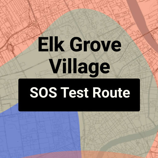 Elk Grove Village, Illinois SOS Driving Test Routes