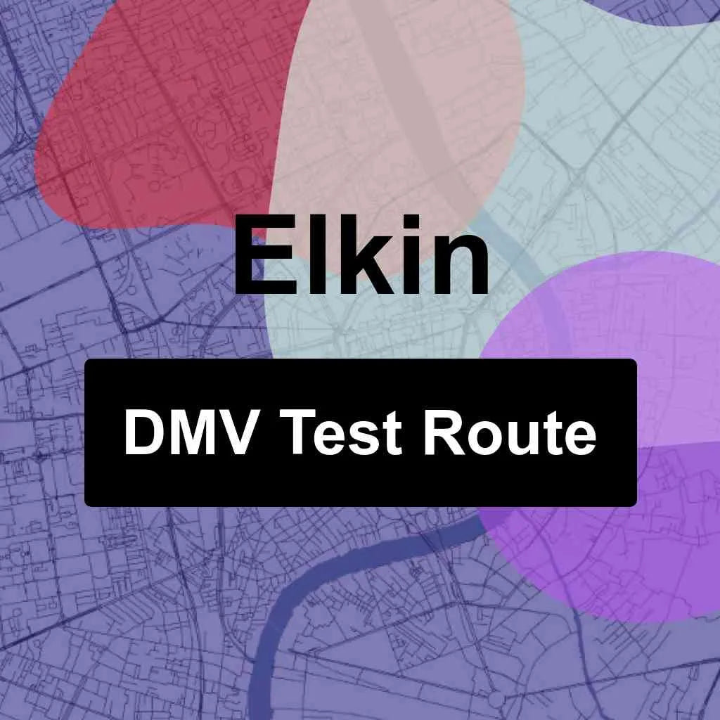 Elkin, North Carolina DMV Driving Test Routes