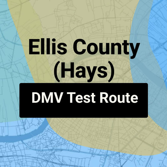 Ellis County (Hays), Kansas DMV Driving Test Routes