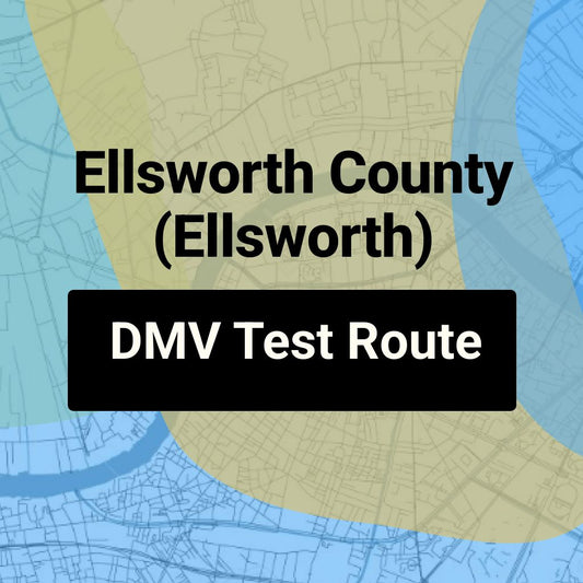 Ellsworth County (Ellsworth), Kansas DMV Driving Test Routes