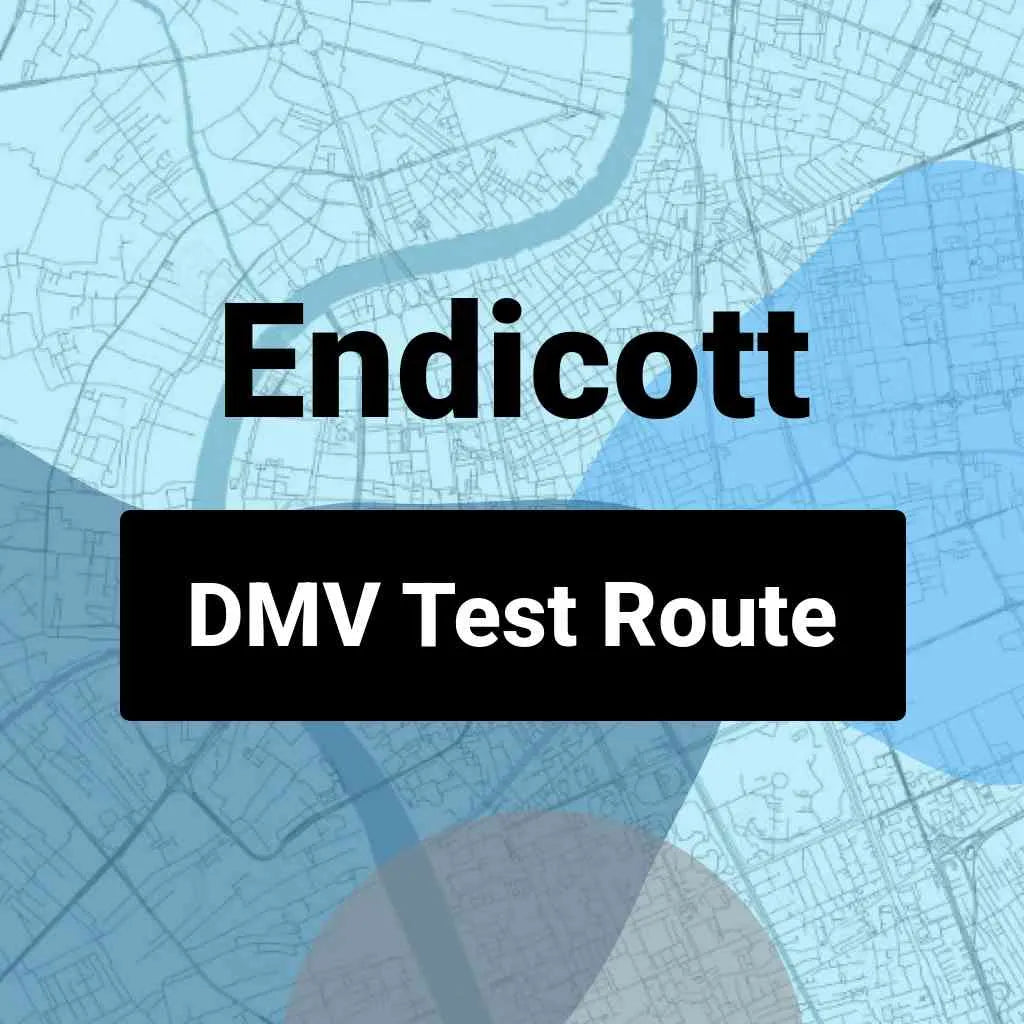 Endicott, New York DMV Driving Test Routes