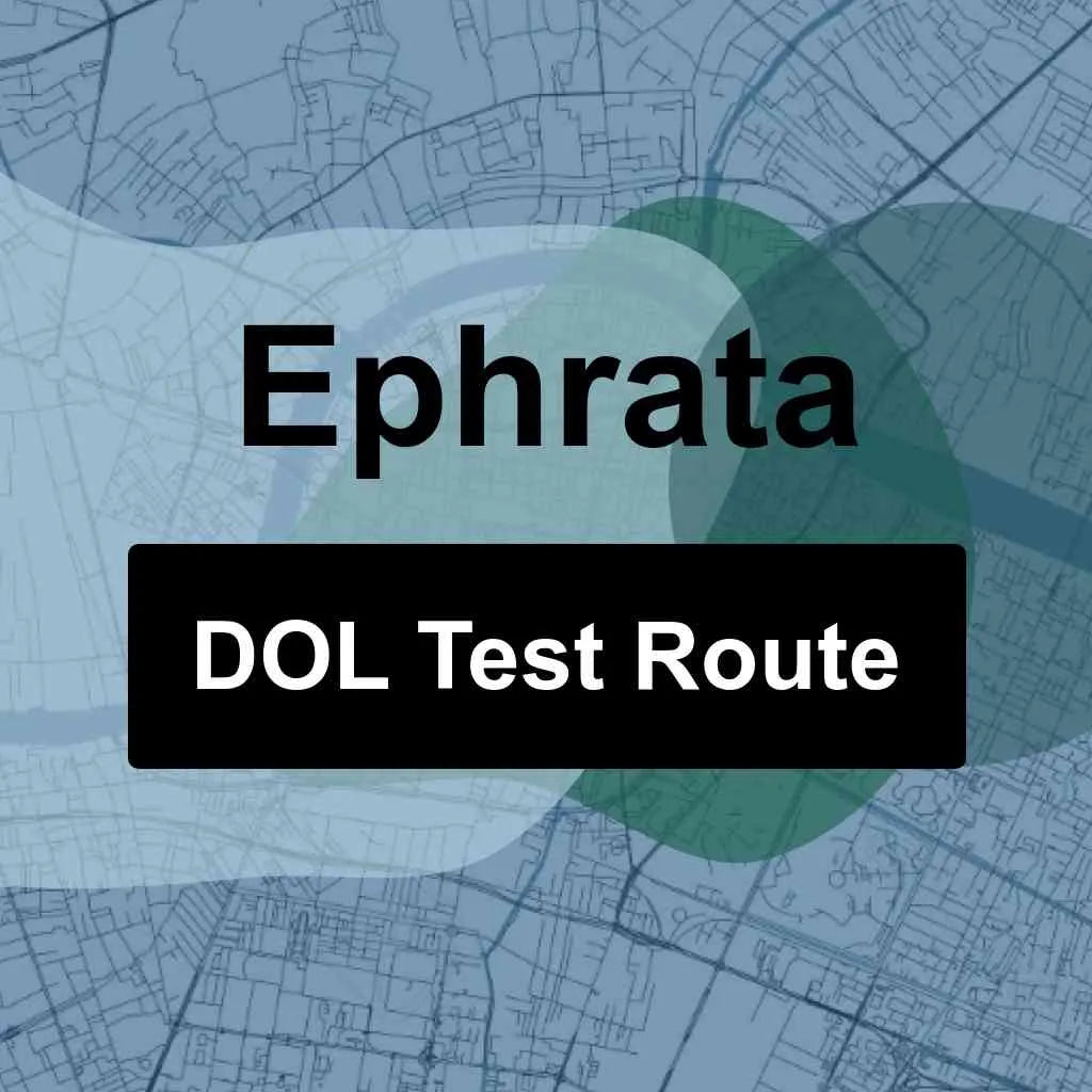 Ephrata, Washington DOL Driving Test Routes