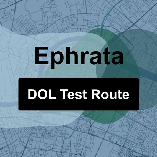 Ephrata, Washington DOL Driving Test Routes