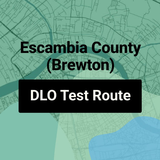 Escambia County (Brewton) Alabama DLO Driving Test Routes