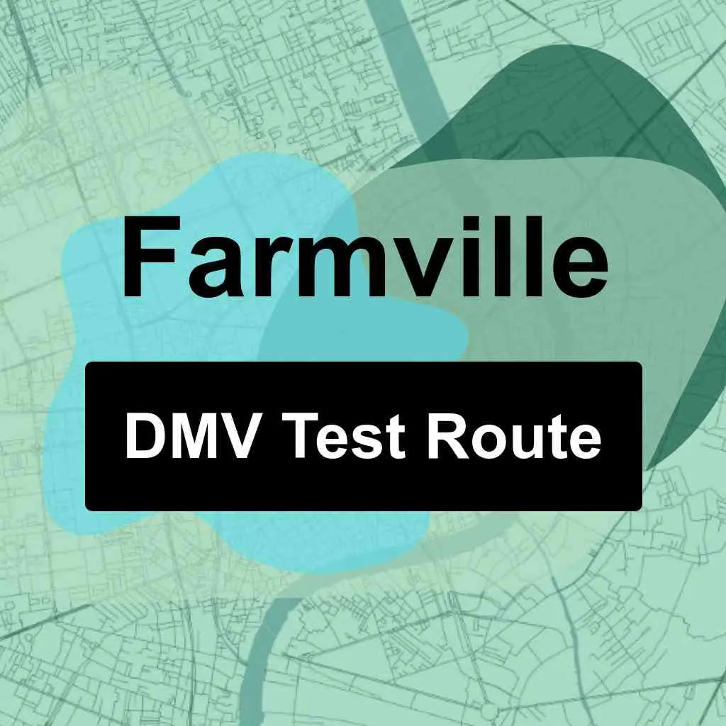 Farmville, Virginia DMV Driving Test Routes