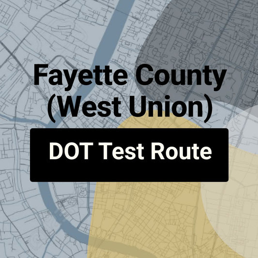 Fayette County (West Union), Iowa DOT Driving Test Routes