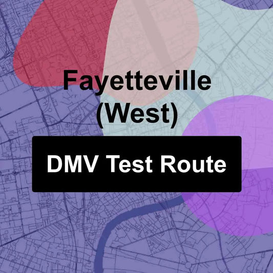Fayetteville (West), North Carolina DMV Driving Test Routes