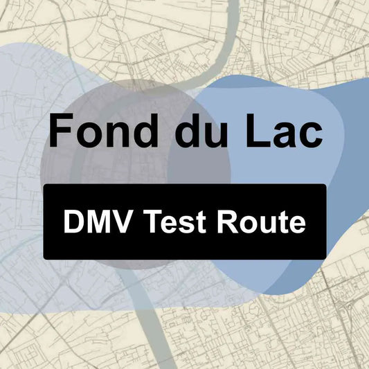 Fond du Lac, Wisconsin DMV Driving Test Routes