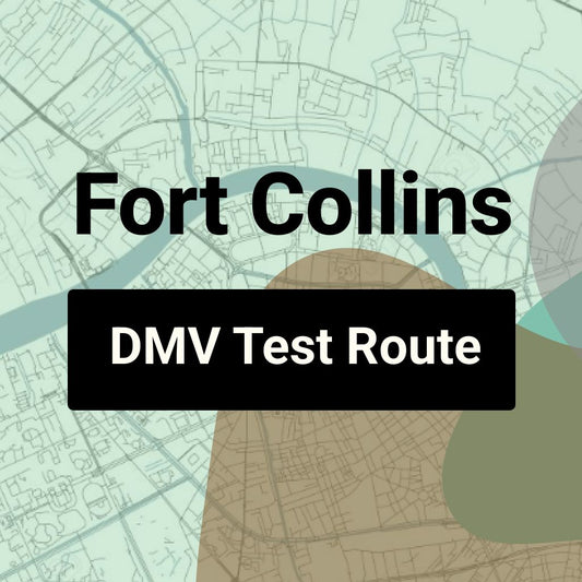Fort Collins, Colorado DMV Driving Test Routes