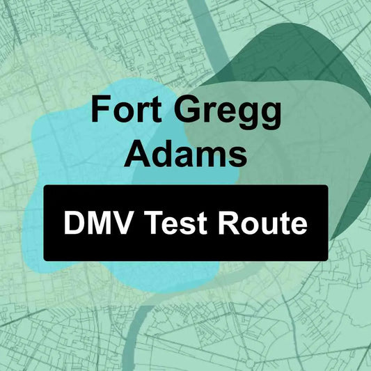 Fort Gregg Adams, Virginia DMV Driving Test Routes