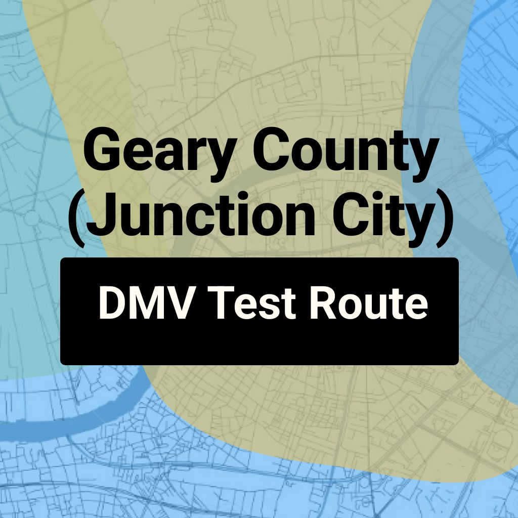 Geary County (Junction City), Kansas DMV Driving Test Routes