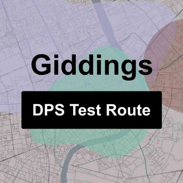 Giddings, Texas DPS Driving Test Routes